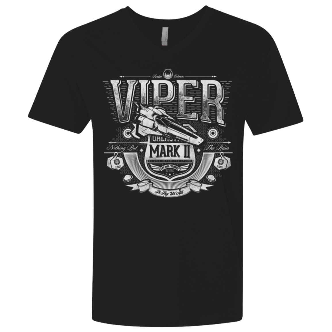 T-Shirts Black / X-Small Colonial Fighter Men's Premium V-Neck