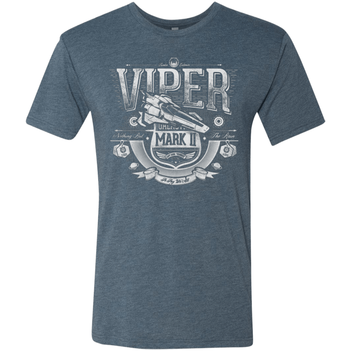 T-Shirts Indigo / Small Colonial Fighter Men's Triblend T-Shirt