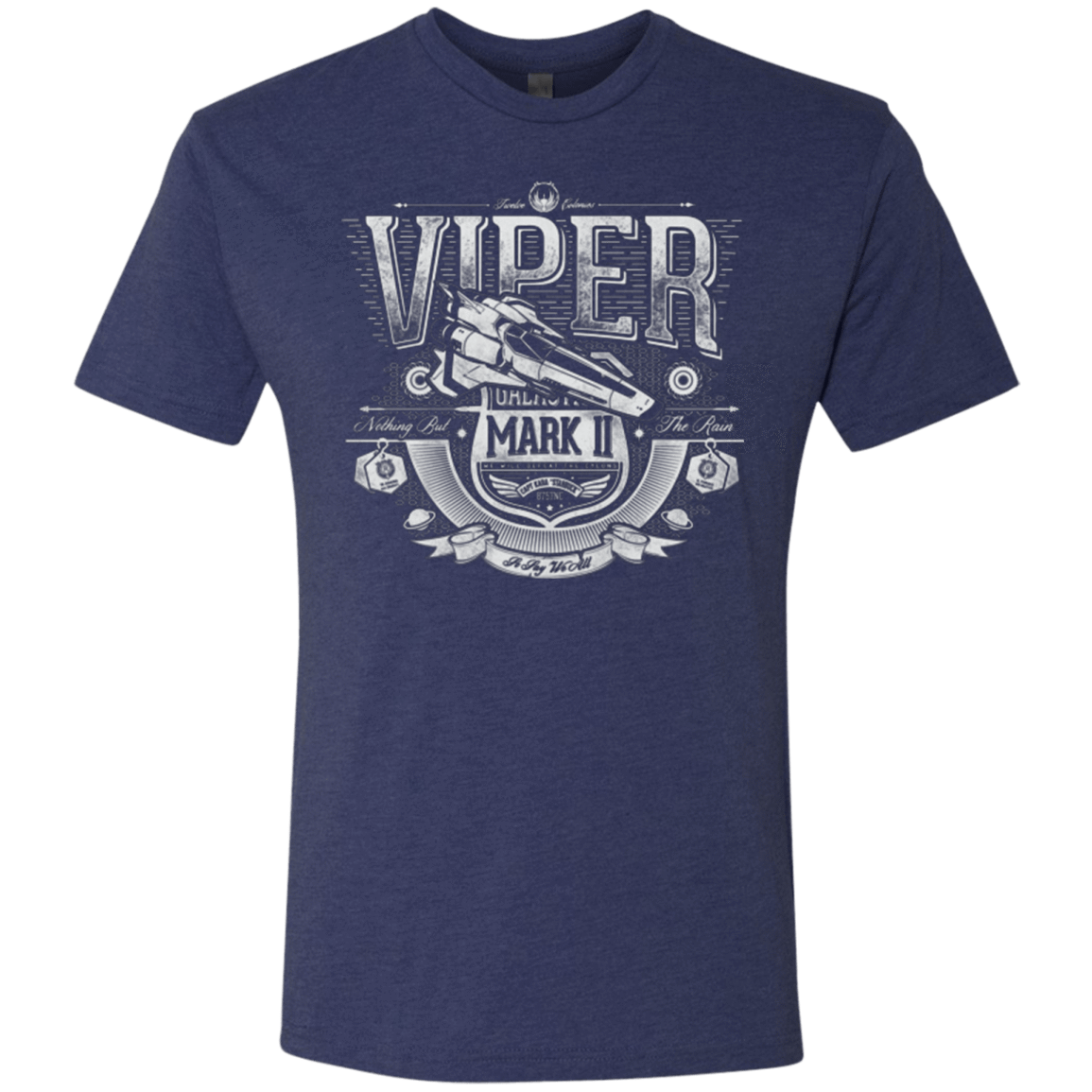 T-Shirts Vintage Navy / Small Colonial Fighter Men's Triblend T-Shirt