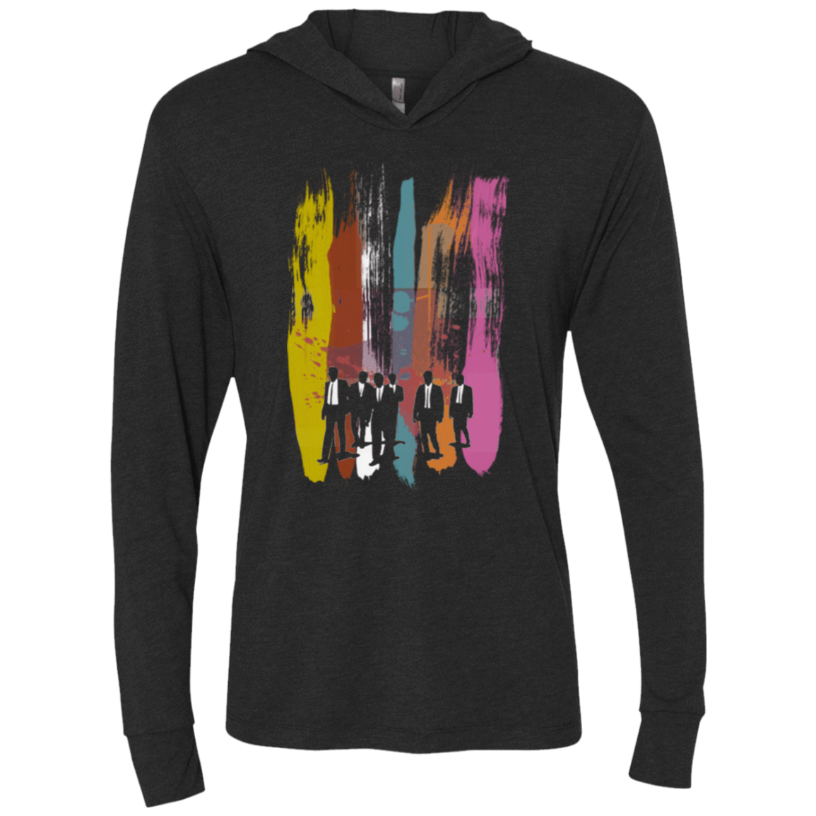 T-Shirts Vintage Black / X-Small Color Thieves Triblend Long Sleeve Hoodie Tee