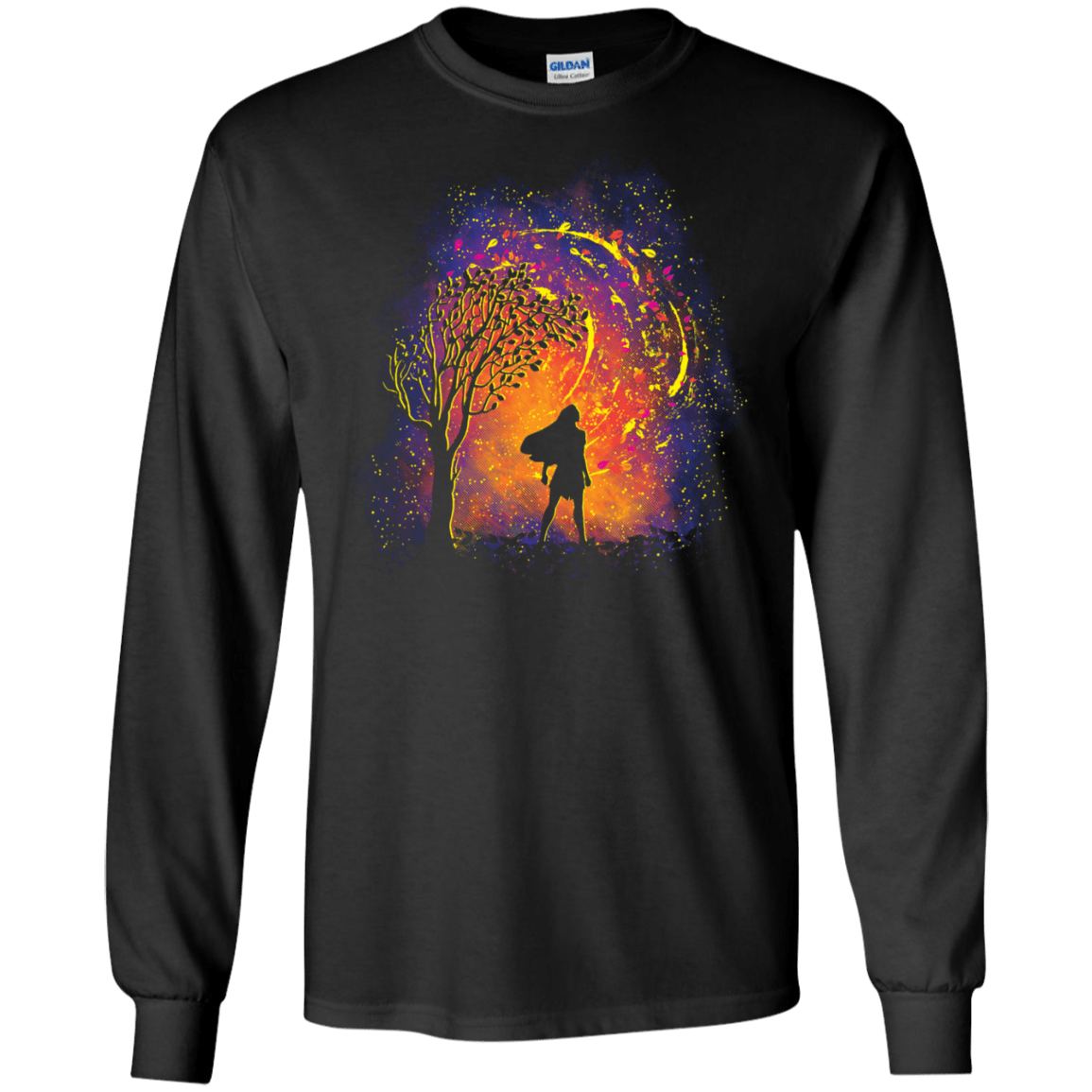 T-Shirts Black / S Colors Of The Wind Men's Long Sleeve T-Shirt