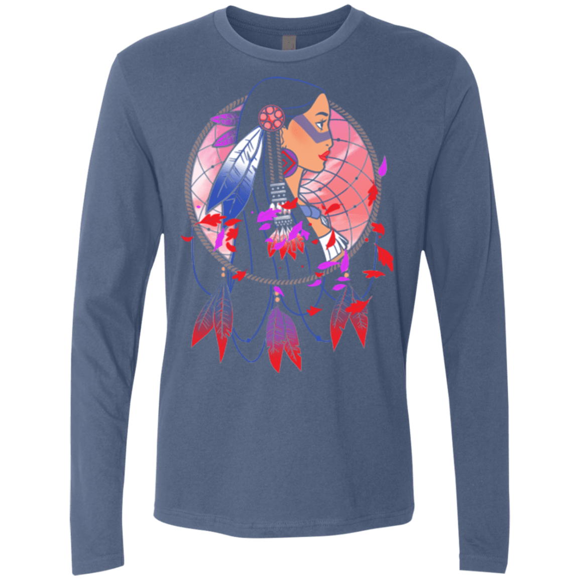 T-Shirts Indigo / Small Colors of the Wind Men's Premium Long Sleeve