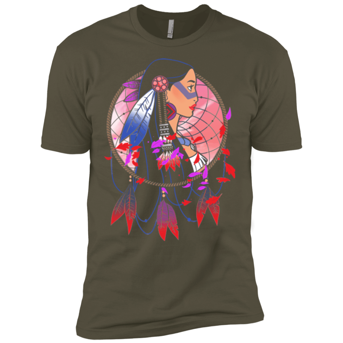 T-Shirts Military Green / X-Small Colors of the Wind Men's Premium T-Shirt