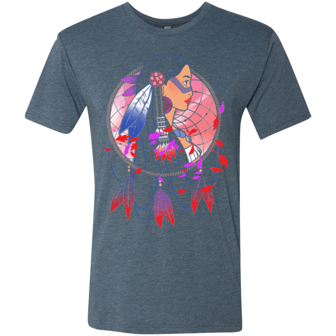 T-Shirts Indigo / Small Colors of the Wind Men's Triblend T-Shirt