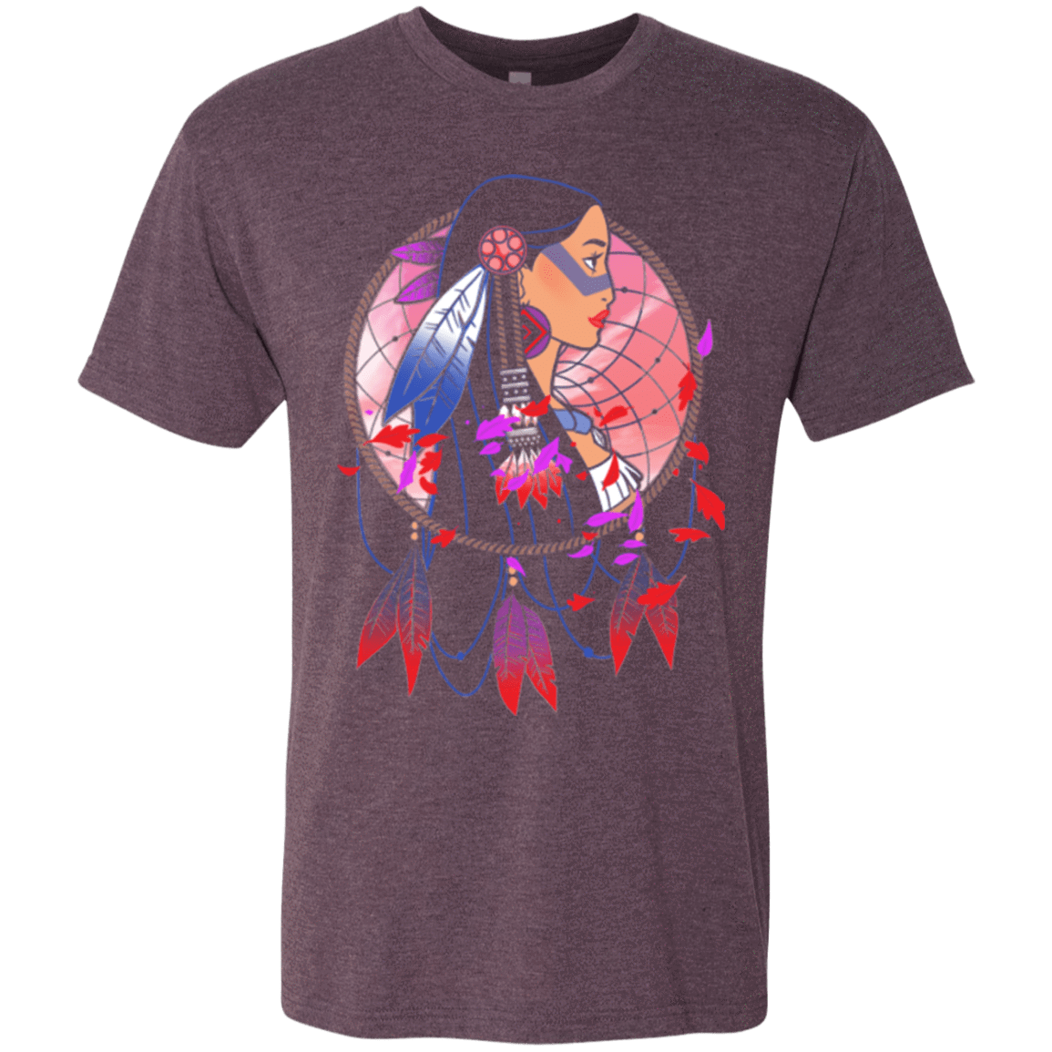 T-Shirts Vintage Purple / Small Colors of the Wind Men's Triblend T-Shirt