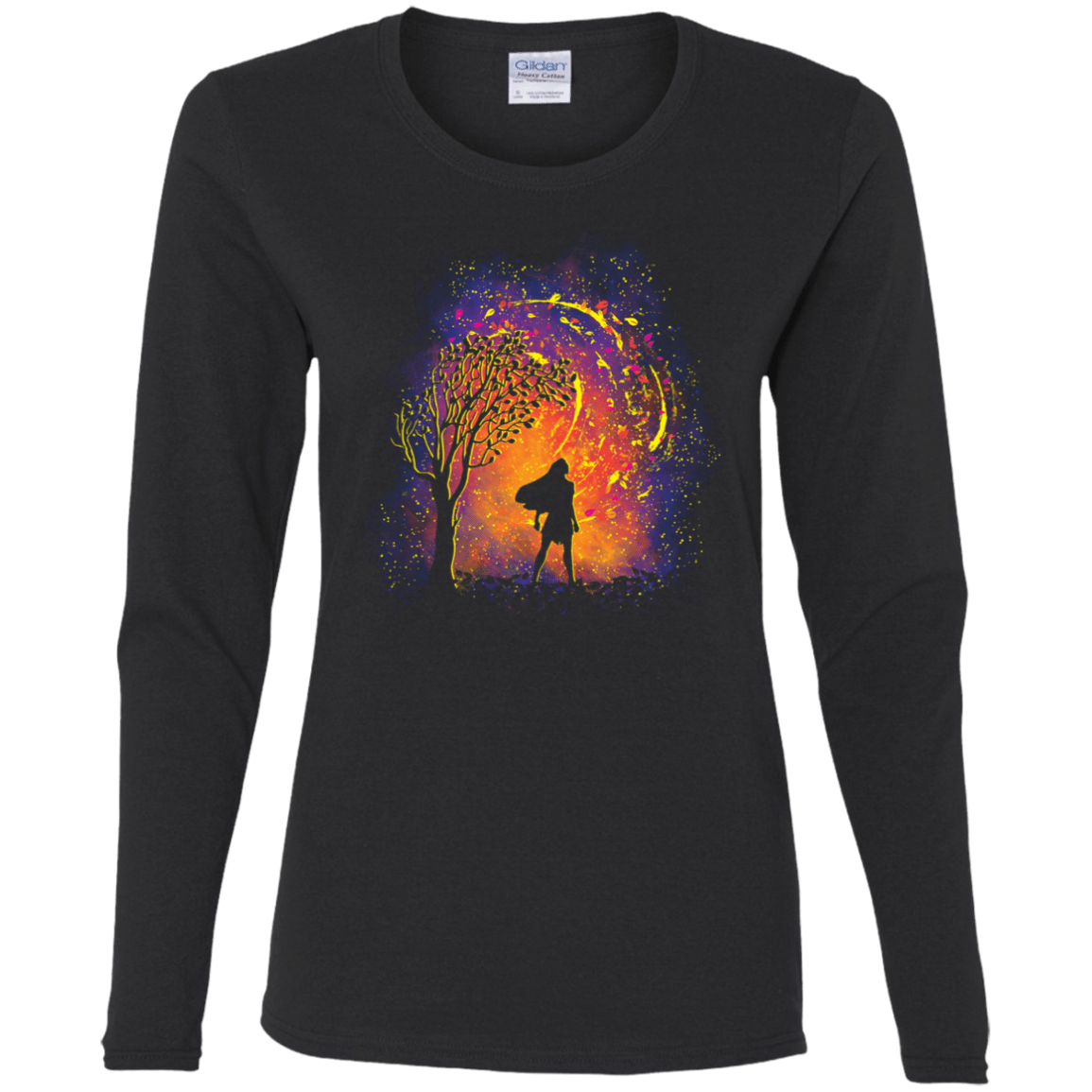T-Shirts Black / S Colors Of The Wind Women's Long Sleeve T-Shirt