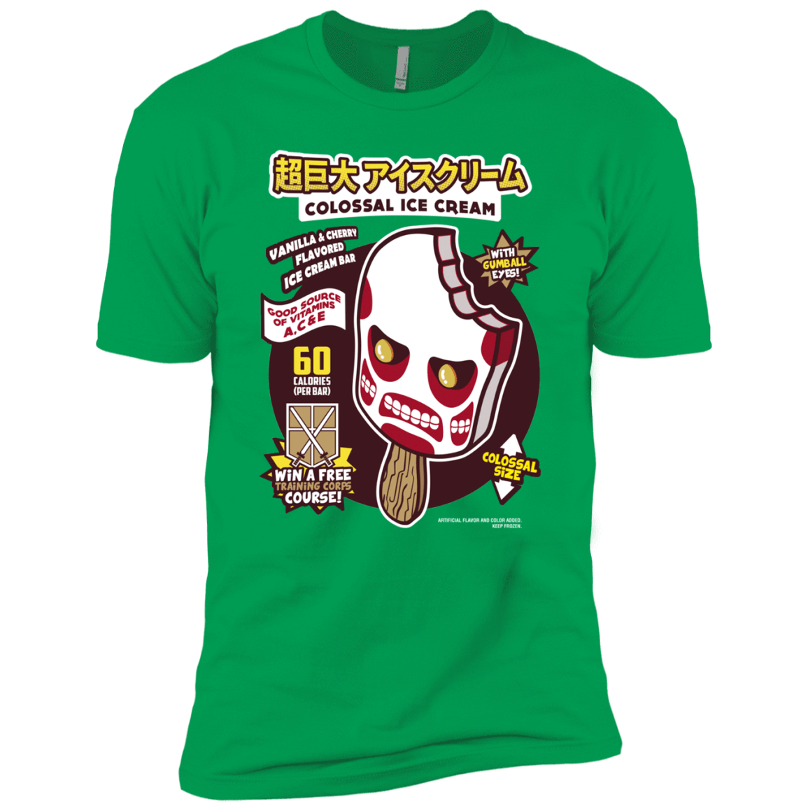 T-Shirts Kelly Green / YXS Colossal Ice Cream Boys Premium T-Shirt