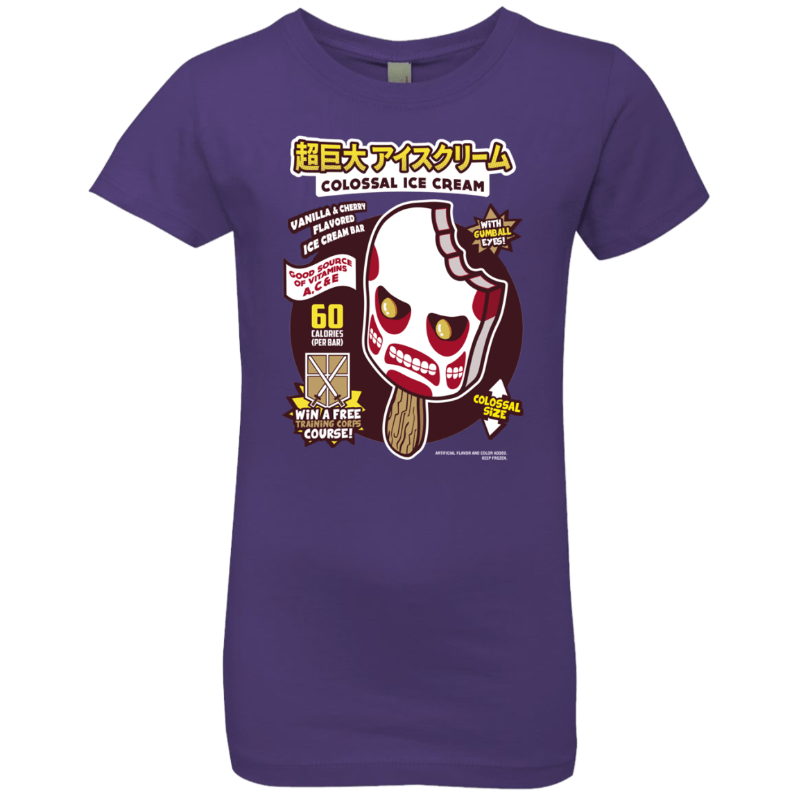 T-Shirts Purple Rush / YXS Colossal Ice Cream Girls Premium T-Shirt