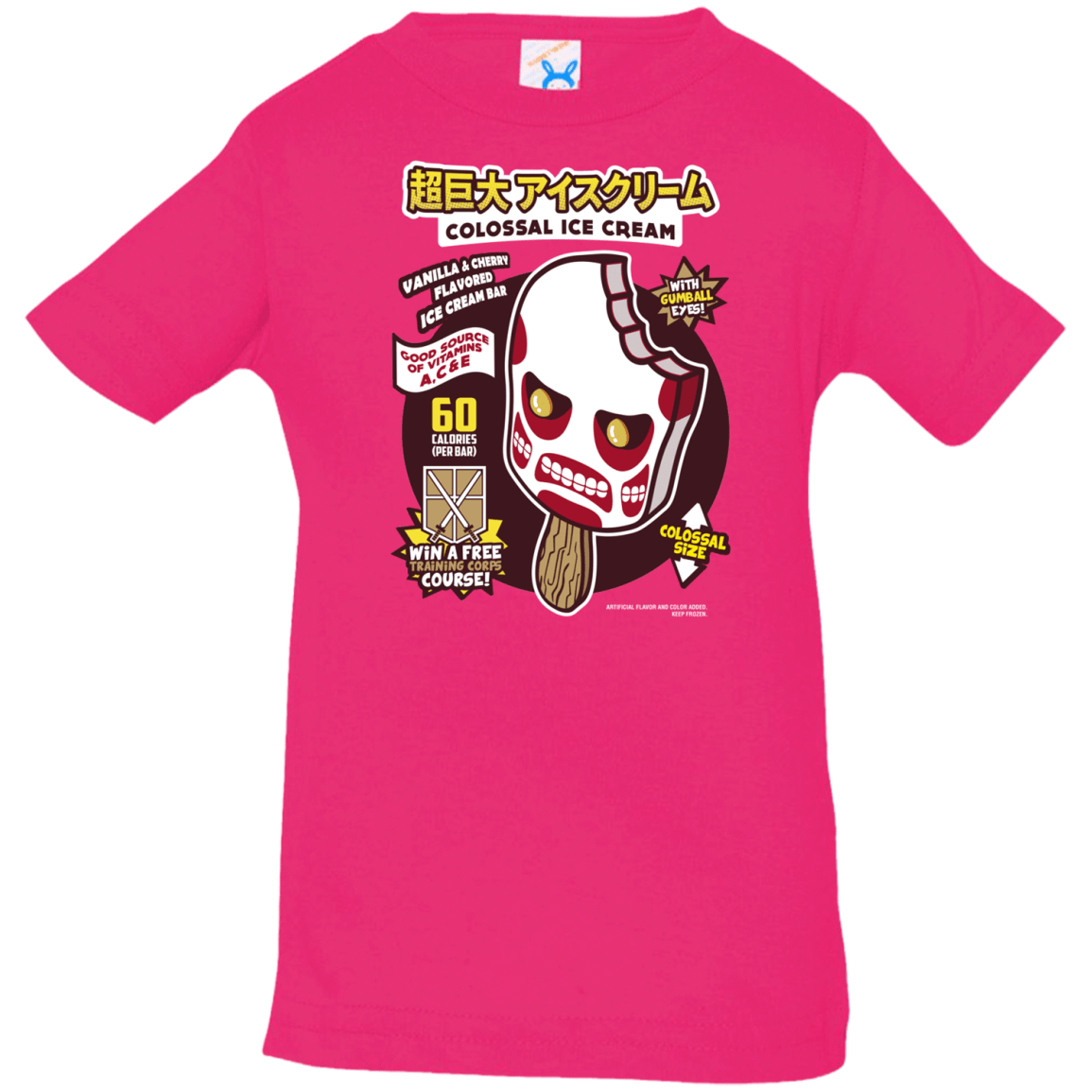 T-Shirts Hot Pink / 6 Months Colossal Ice Cream Infant Premium T-Shirt
