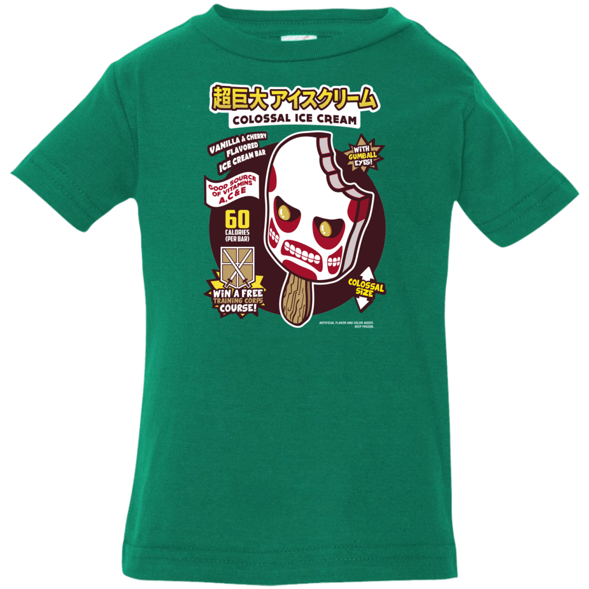 T-Shirts Kelly / 6 Months Colossal Ice Cream Infant Premium T-Shirt