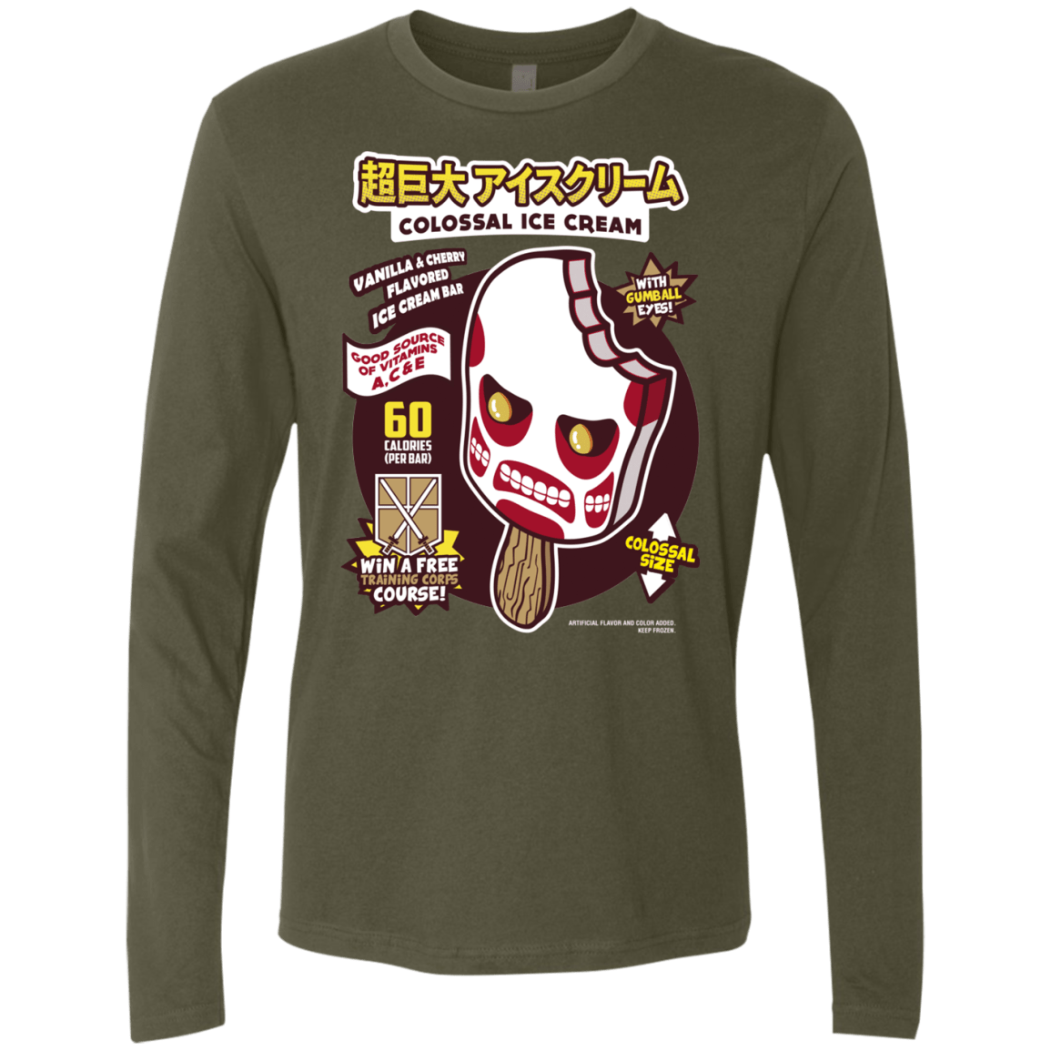 Colossal Ice Cream Men's Premium Long Sleeve