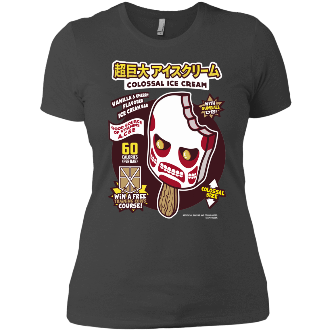 T-Shirts Heavy Metal / X-Small Colossal Ice Cream Women's Premium T-Shirt