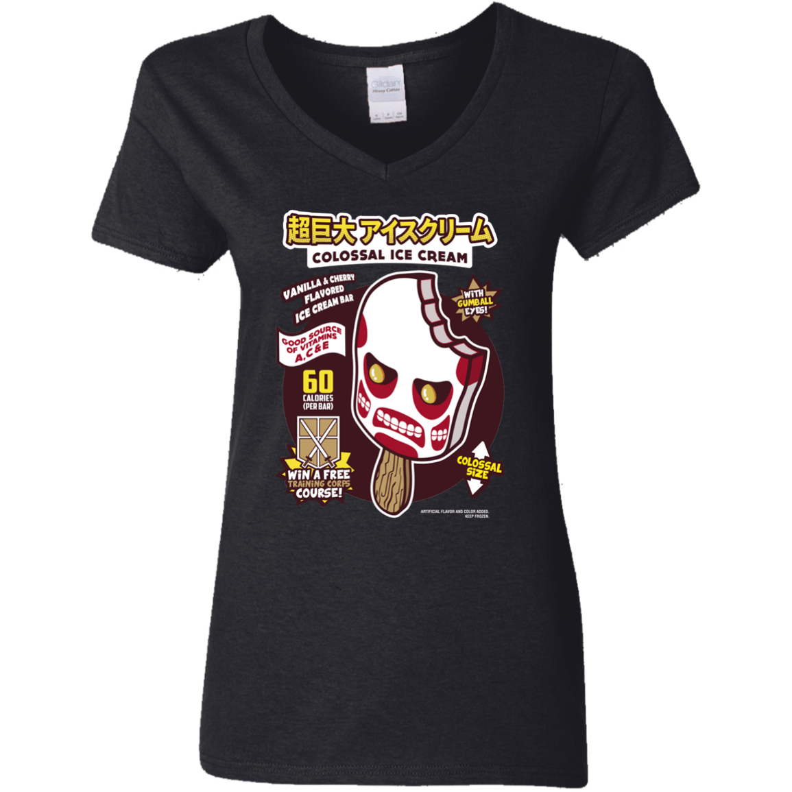 Colossal Ice Cream Women's V-Neck T-Shirt