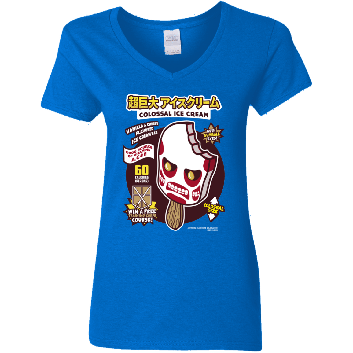 Colossal Ice Cream Women's V-Neck T-Shirt