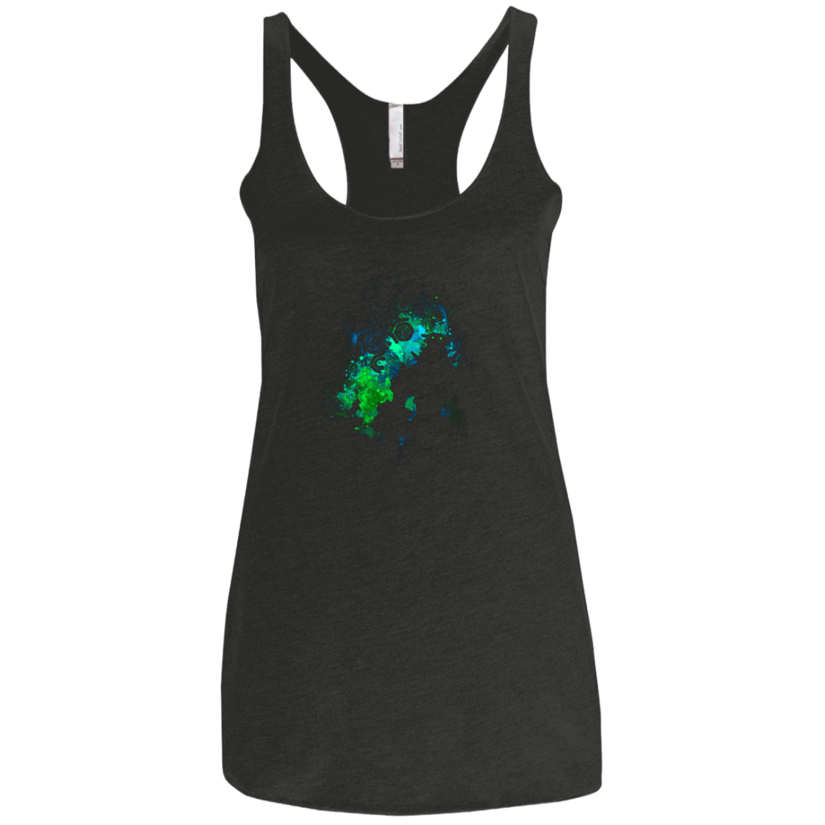 T-Shirts Vintage Black / X-Small COLOSSUS ART Women's Triblend Racerback Tank