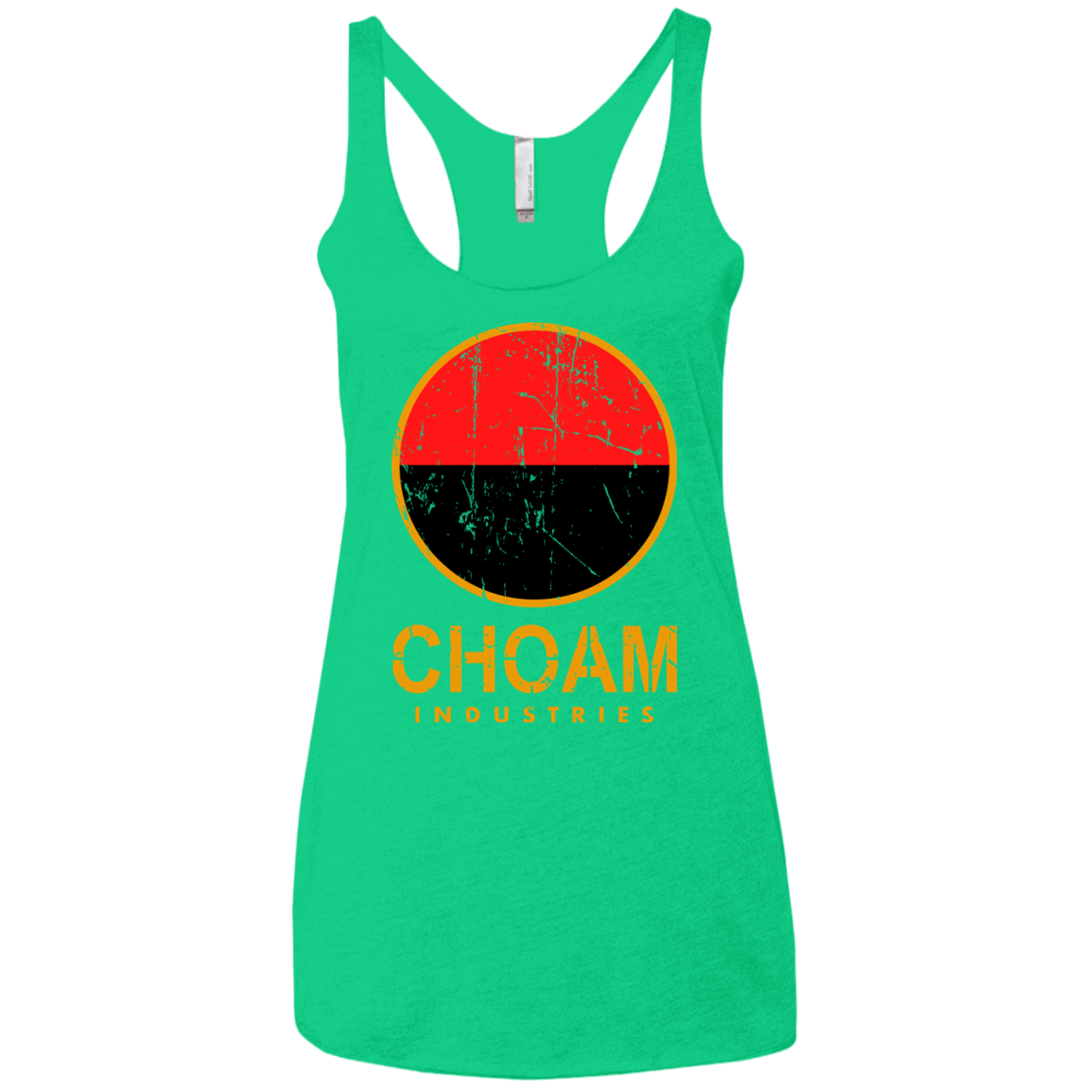 T-Shirts Envy / X-Small Combine Women's Triblend Racerback Tank