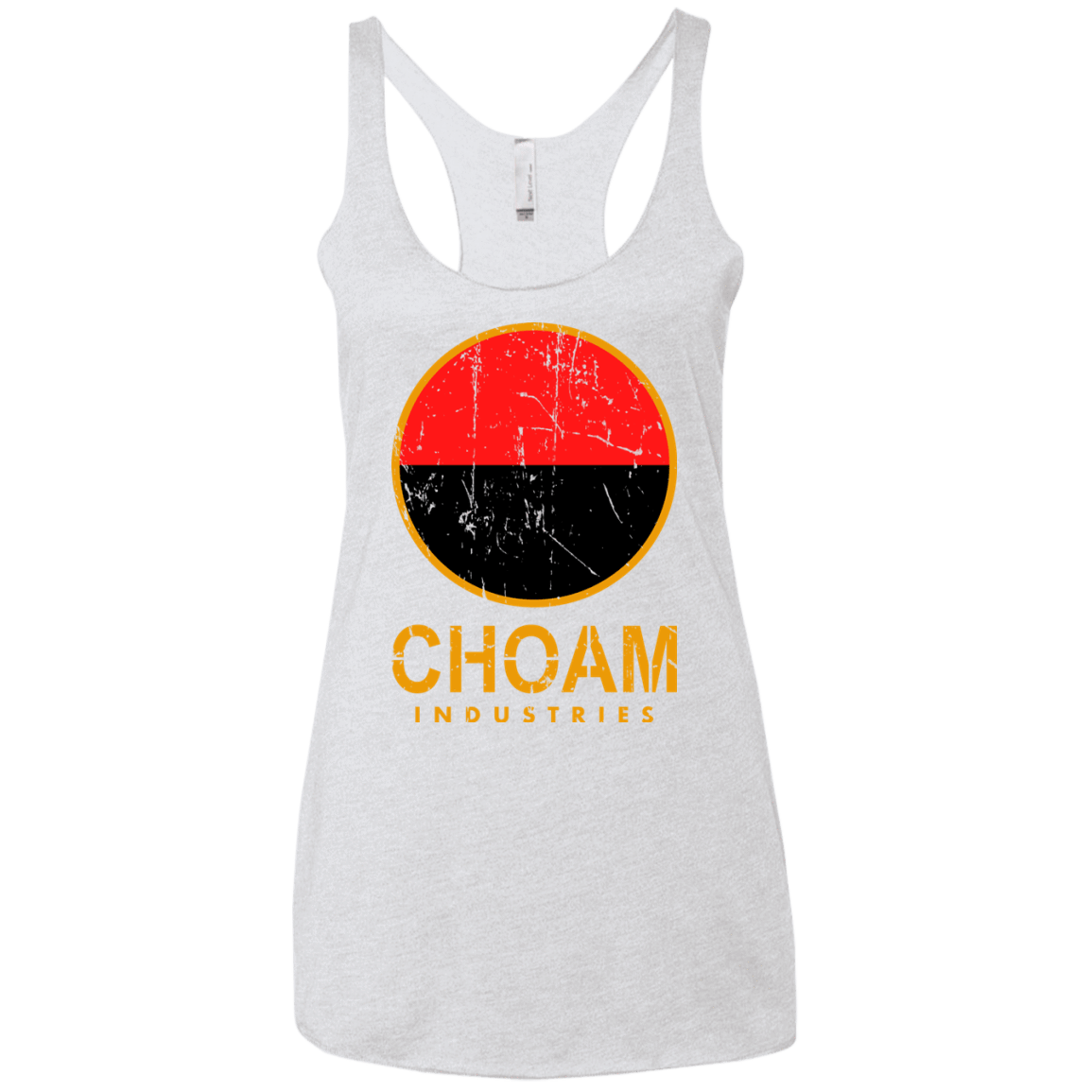 T-Shirts Heather White / X-Small Combine Women's Triblend Racerback Tank