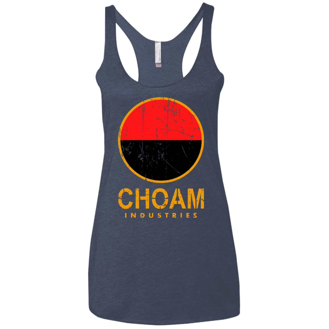 T-Shirts Vintage Navy / X-Small Combine Women's Triblend Racerback Tank