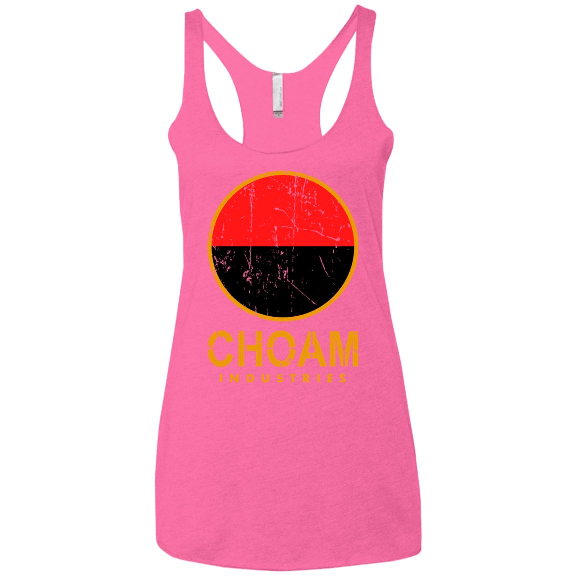 T-Shirts Vintage Pink / X-Small Combine Women's Triblend Racerback Tank