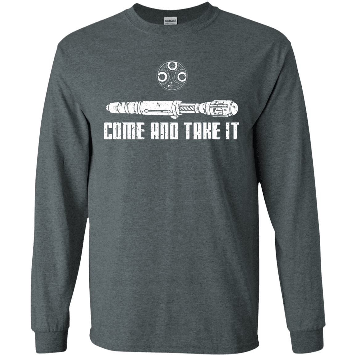 T-Shirts Dark Heather / S Come and Take it Men's Long Sleeve T-Shirt