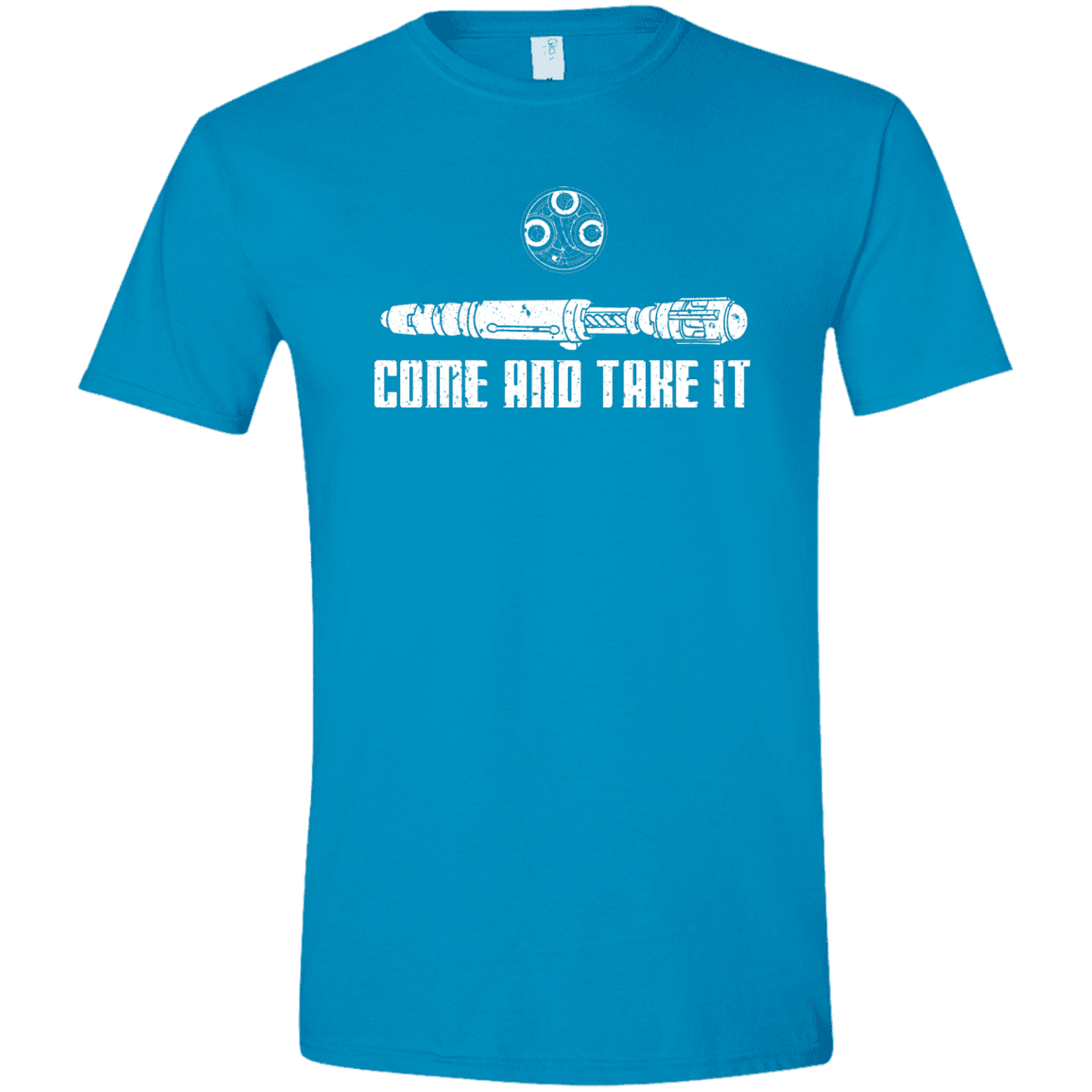 T-Shirts Sapphire / S Come and Take it Men's Semi-Fitted Softstyle
