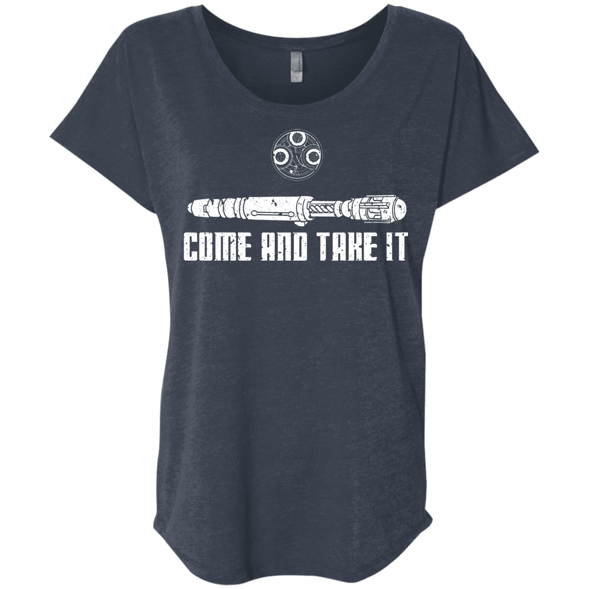T-Shirts Vintage Navy / X-Small Come and Take it Triblend Dolman Sleeve