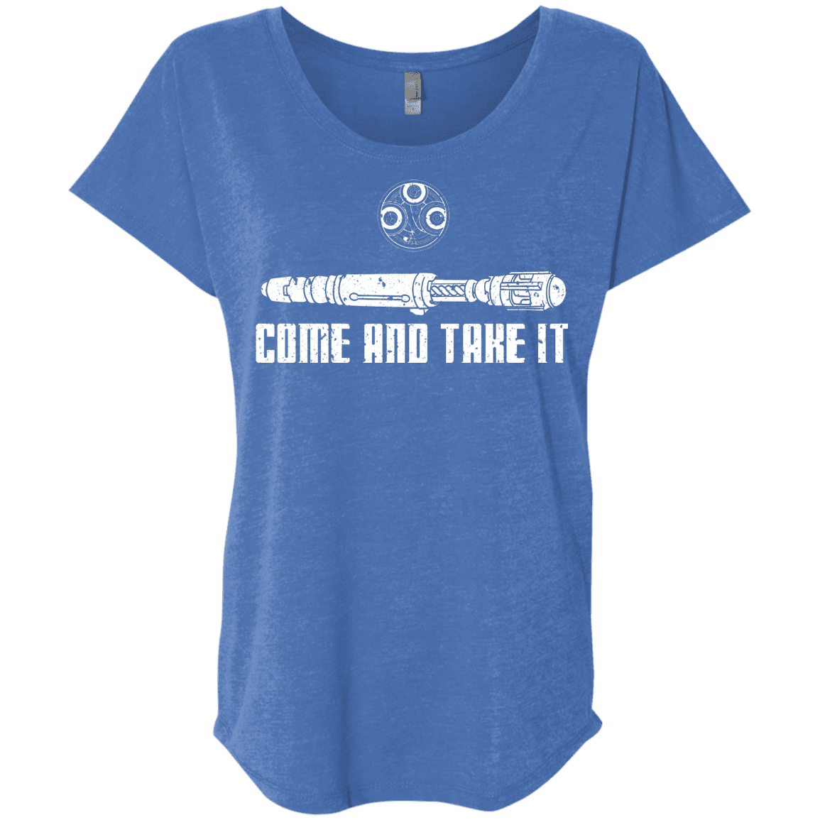 T-Shirts Vintage Royal / X-Small Come and Take it Triblend Dolman Sleeve