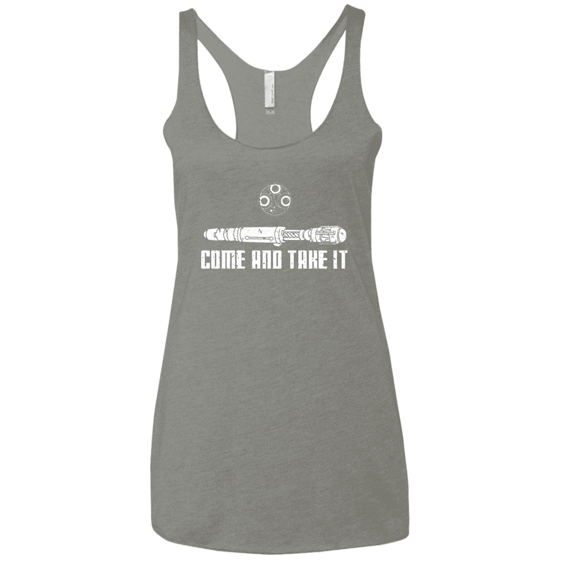 T-Shirts Venetian Grey / X-Small Come and Take it Women's Triblend Racerback Tank
