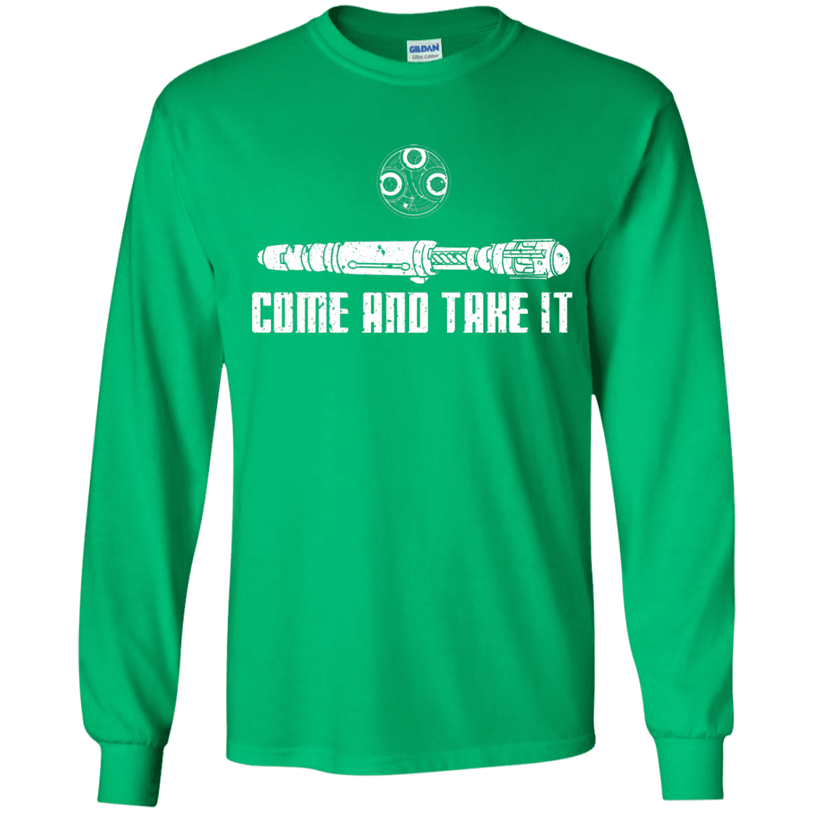 T-Shirts Irish Green / YS Come and Take it Youth Long Sleeve T-Shirt
