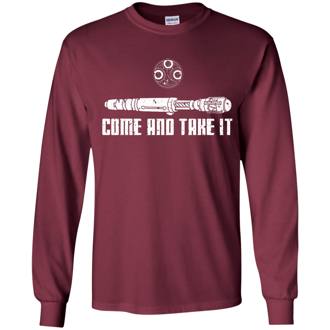 T-Shirts Maroon / YS Come and Take it Youth Long Sleeve T-Shirt