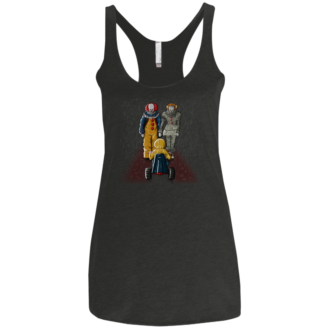 T-Shirts Vintage Black / X-Small Come Float With Us Women's Triblend Racerback Tank