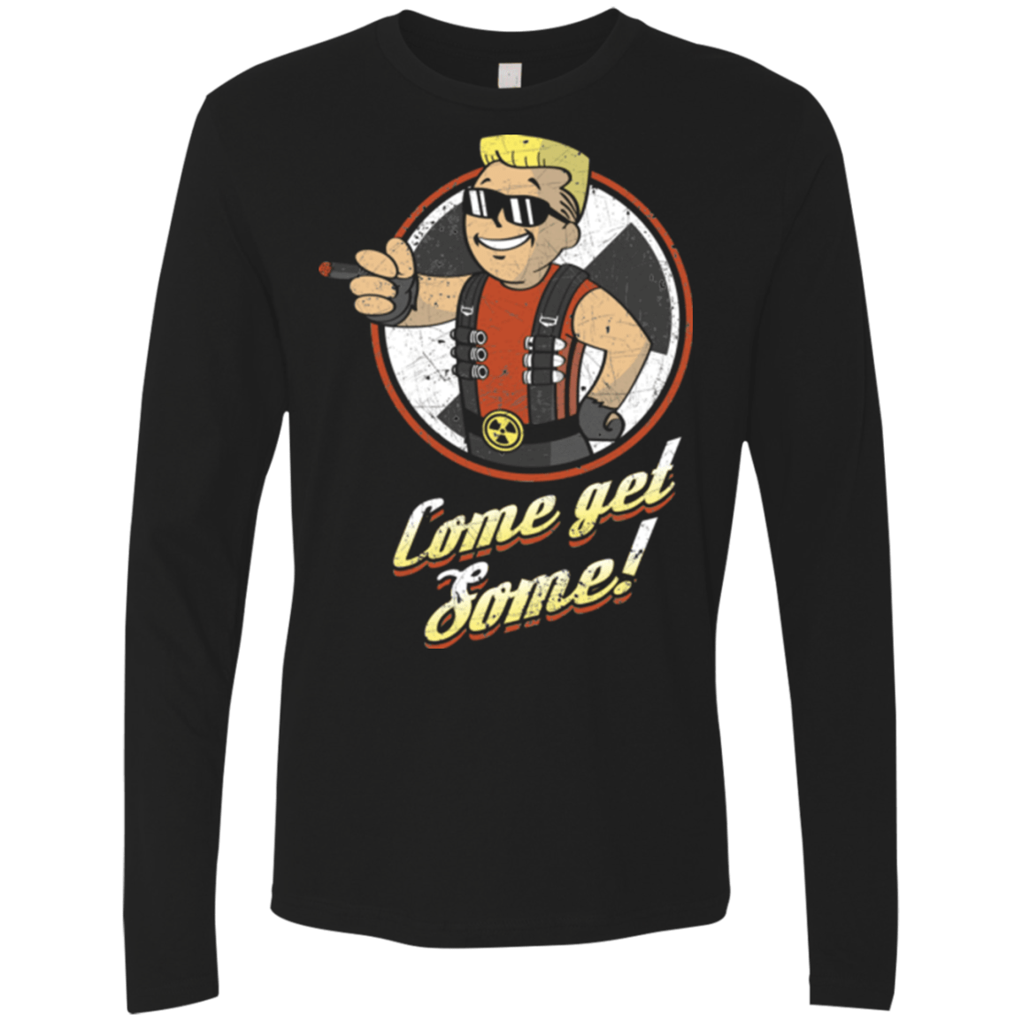 T-Shirts Black / Small Come Get Some Men's Premium Long Sleeve