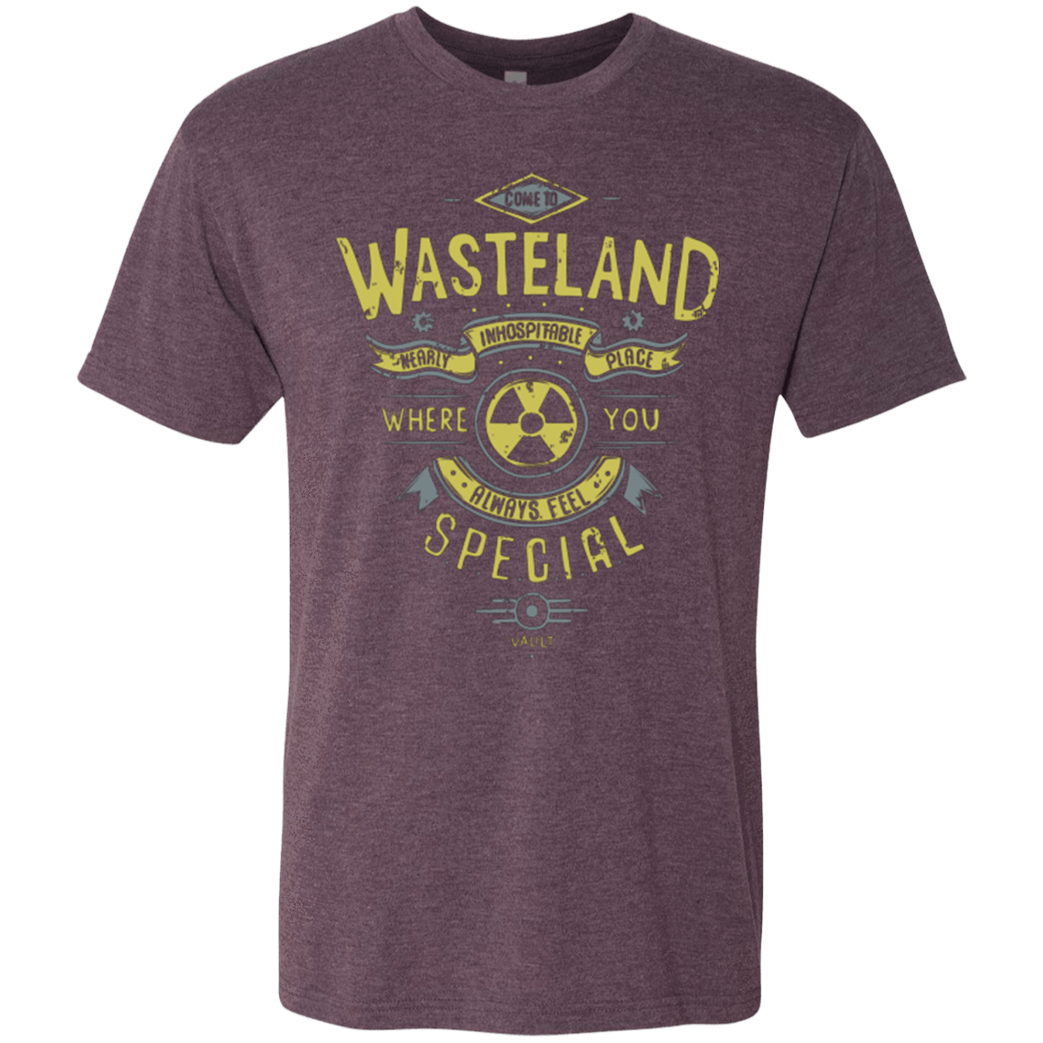 T-Shirts Vintage Purple / Small Come to wasteland Men's Triblend T-Shirt