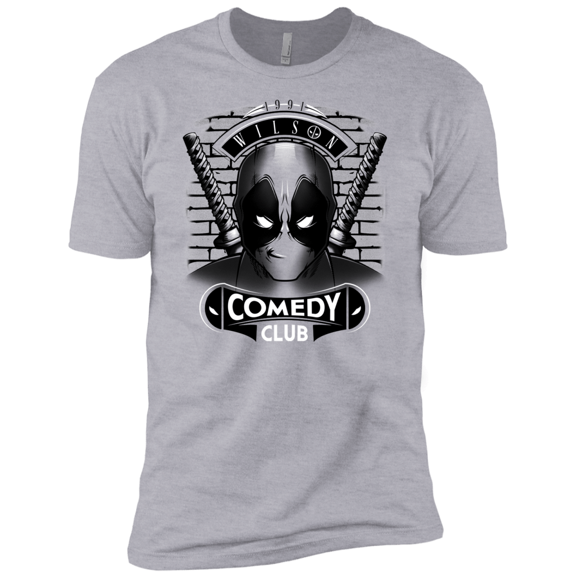 T-Shirts Heather Grey / YXS Comedy Club Boys Premium T-Shirt