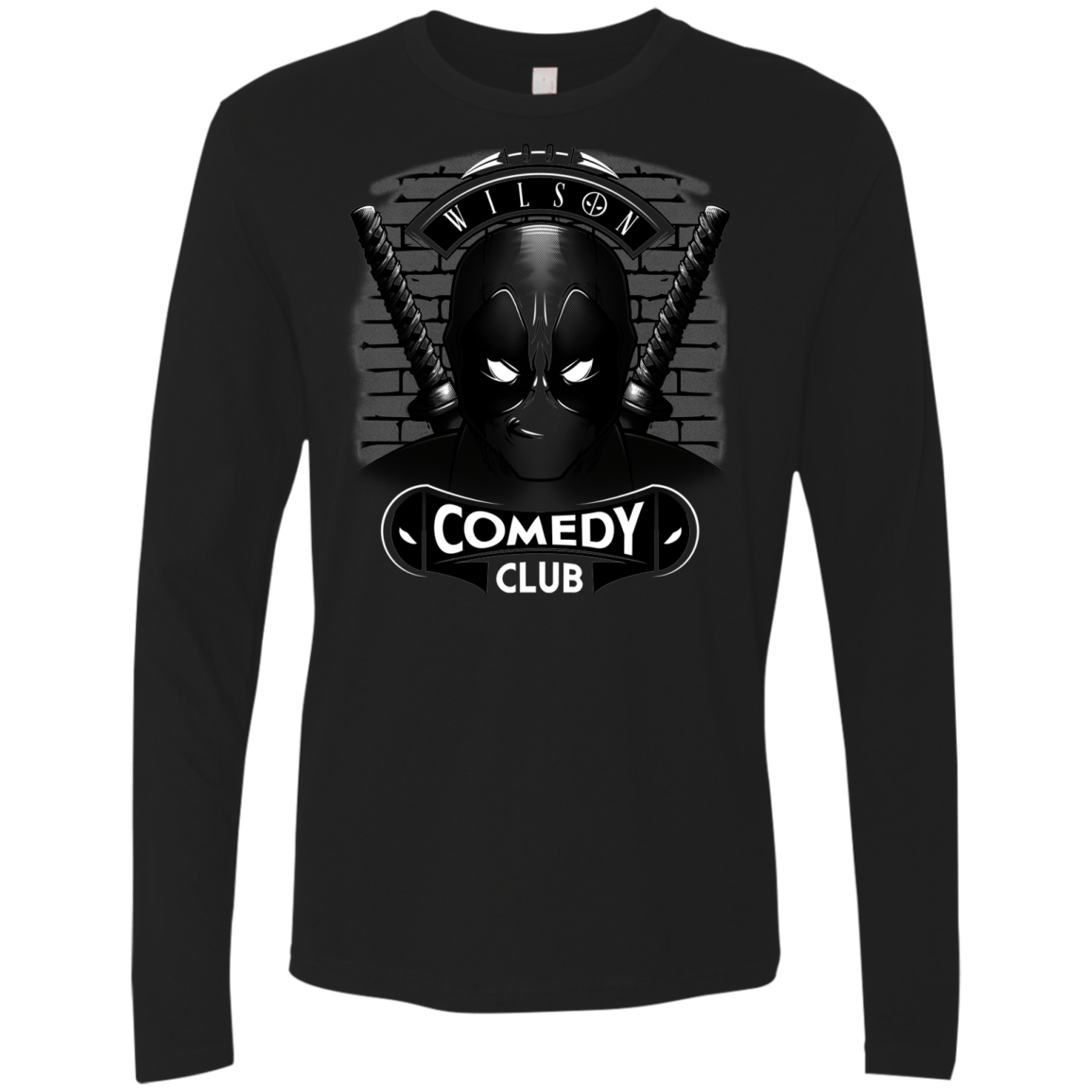 T-Shirts Black / Small Comedy Club Men's Premium Long Sleeve