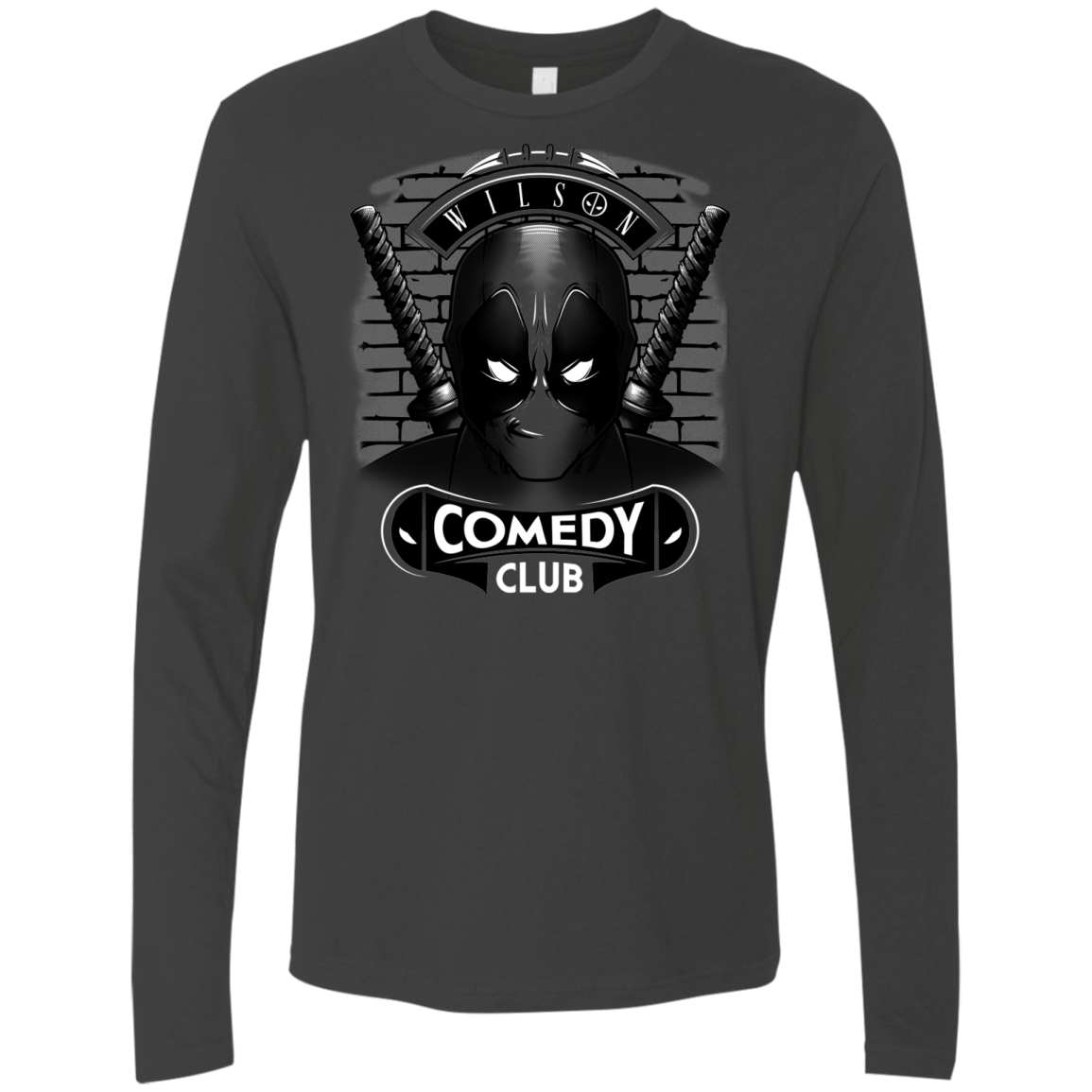 T-Shirts Heavy Metal / Small Comedy Club Men's Premium Long Sleeve