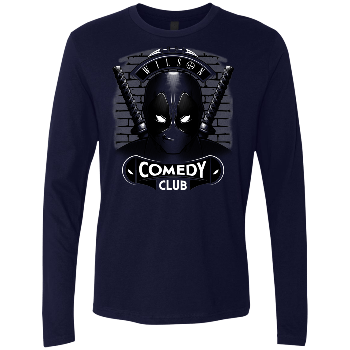T-Shirts Midnight Navy / Small Comedy Club Men's Premium Long Sleeve