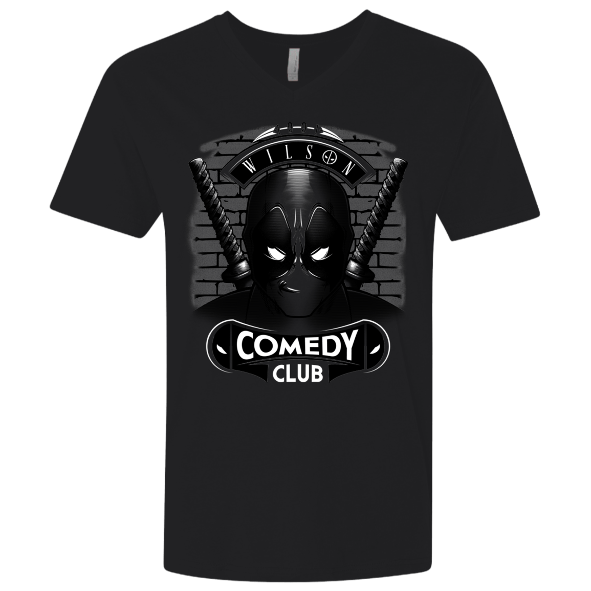 T-Shirts Black / X-Small Comedy Club Men's Premium V-Neck