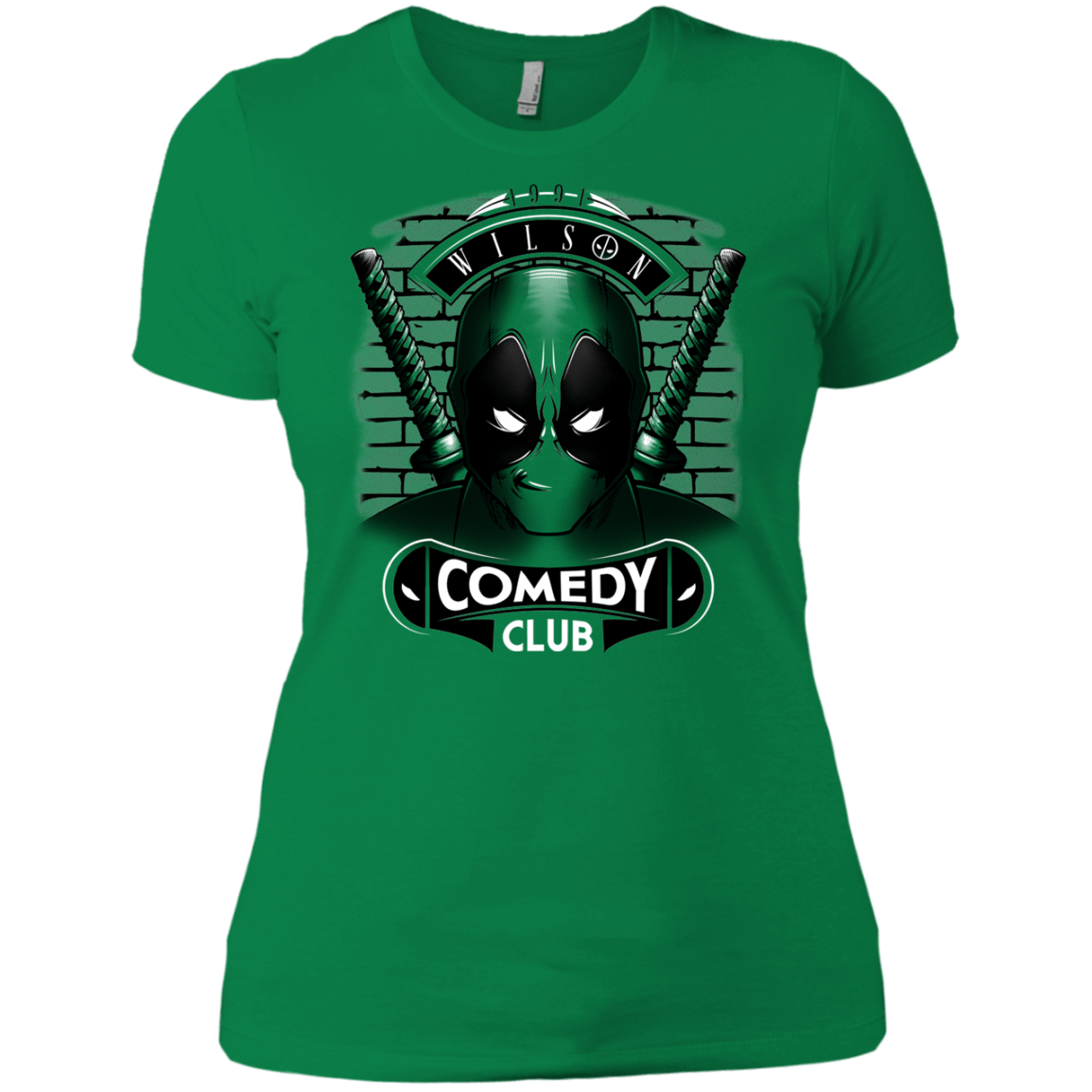 T-Shirts Kelly Green / X-Small Comedy Club Women's Premium T-Shirt
