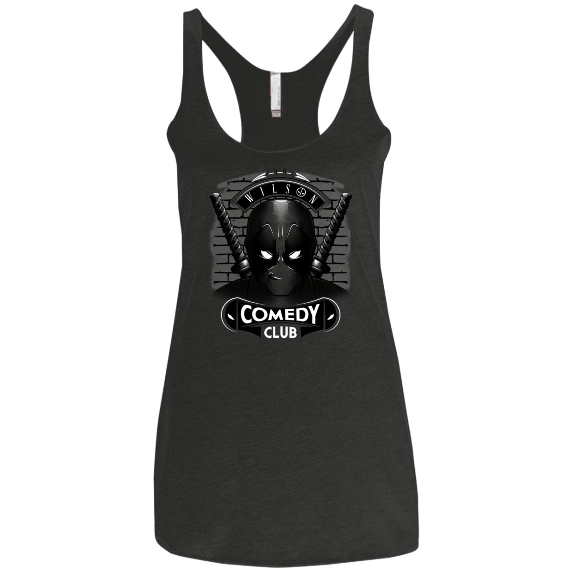T-Shirts Vintage Black / X-Small Comedy Club Women's Triblend Racerback Tank