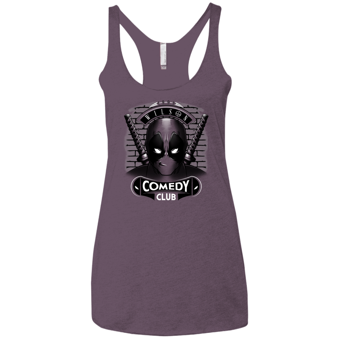 T-Shirts Vintage Purple / X-Small Comedy Club Women's Triblend Racerback Tank