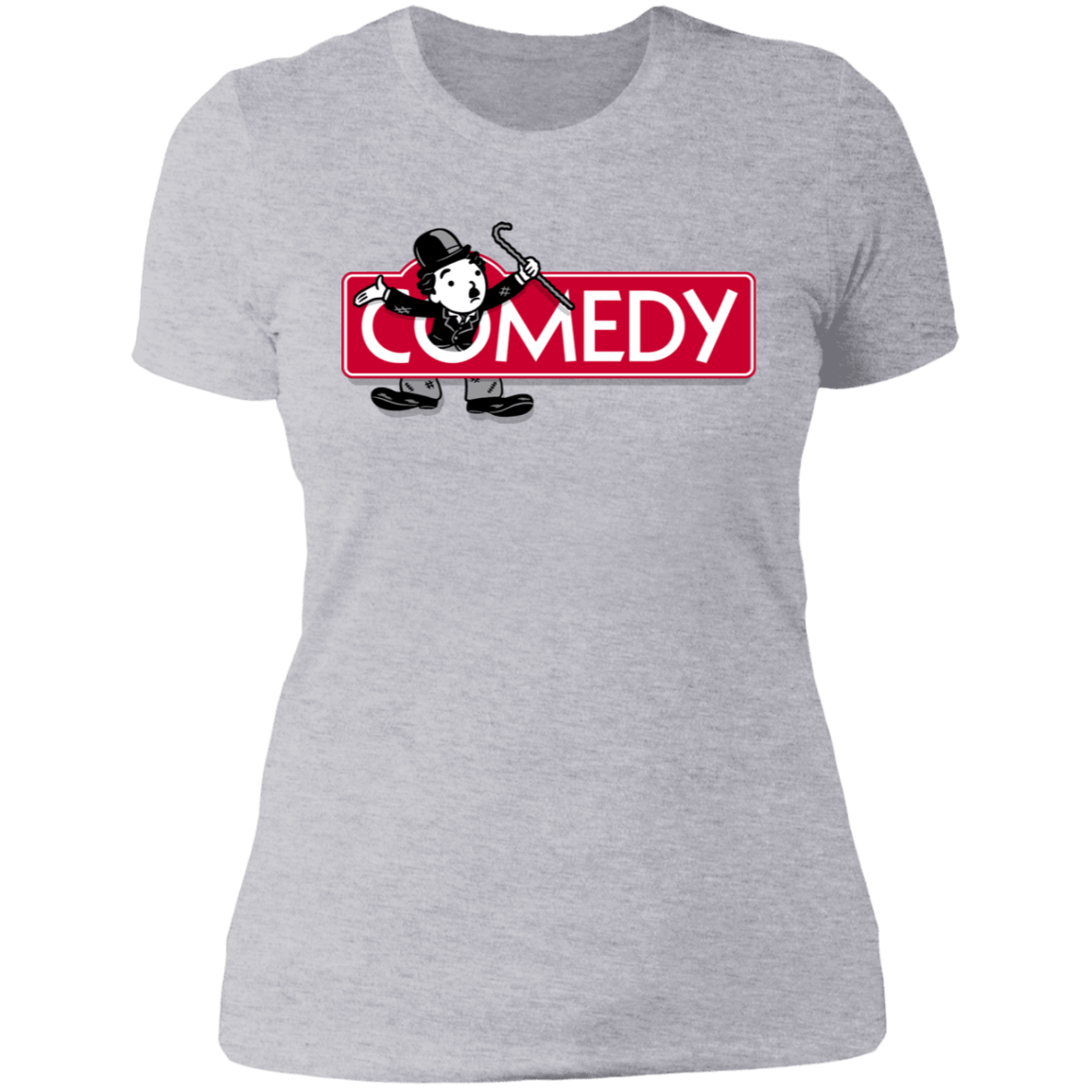 T-Shirts Heather Grey / S Comedy Women's Premium T-Shirt