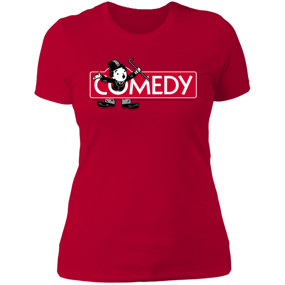 T-Shirts Red / S Comedy Women's Premium T-Shirt