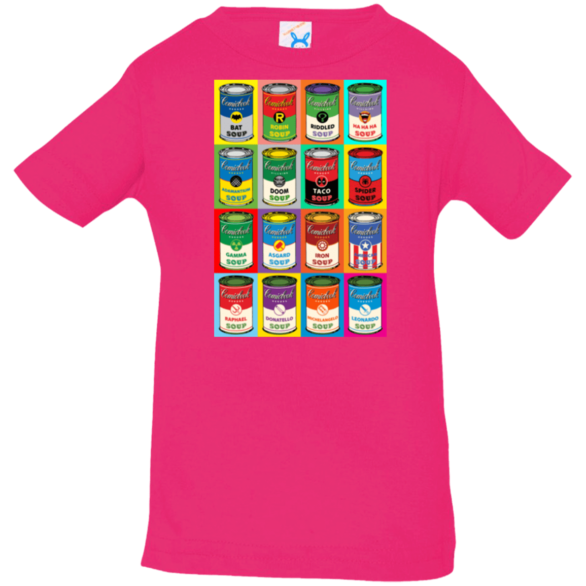T-Shirts Hot Pink / 6 Months Comic Soup Infant PremiumT-Shirt