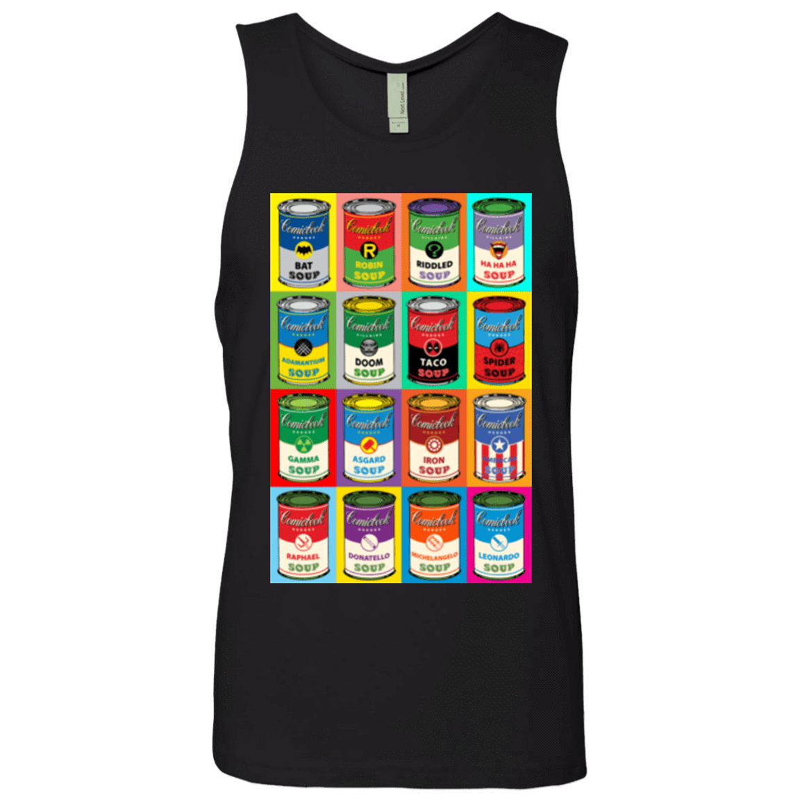 T-Shirts Black / Small Comic Soup Men's Premium Tank Top