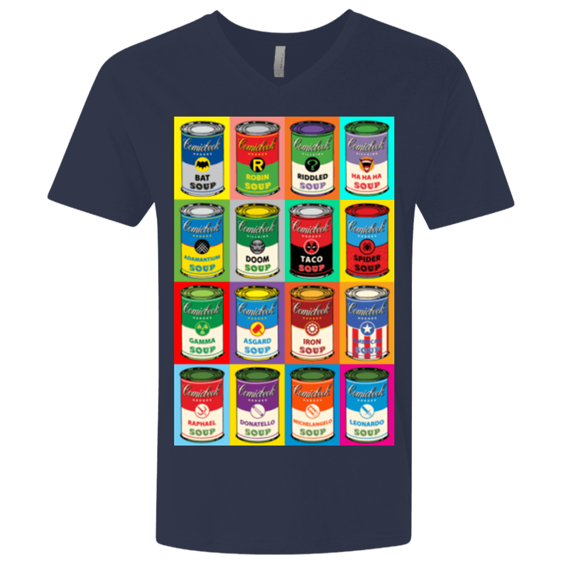 T-Shirts Midnight Navy / X-Small Comic Soup Men's Premium V-Neck