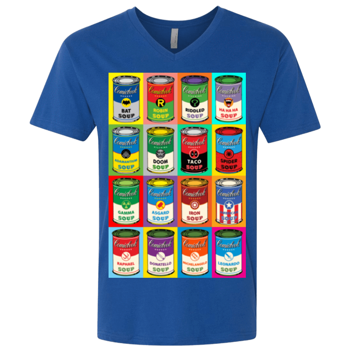 T-Shirts Royal / X-Small Comic Soup Men's Premium V-Neck
