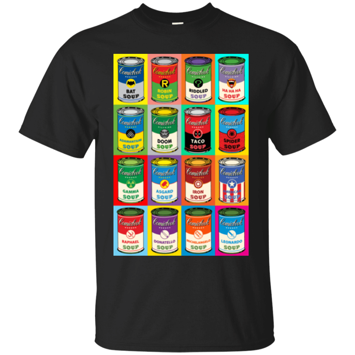 T-Shirts Black / Small Comic Soup T-Shirt