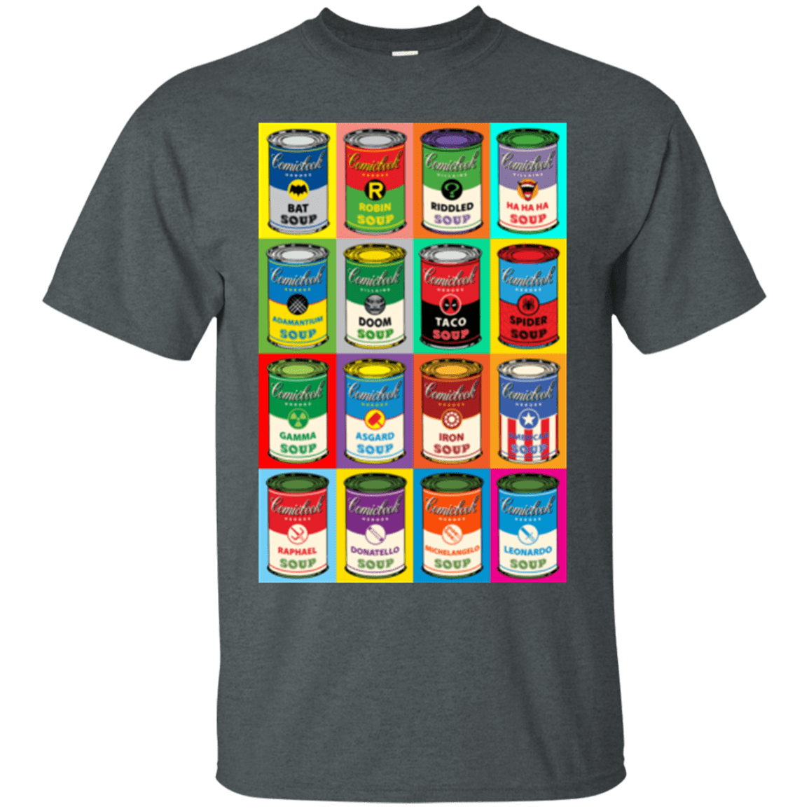 T-Shirts Dark Heather / Small Comic Soup T-Shirt