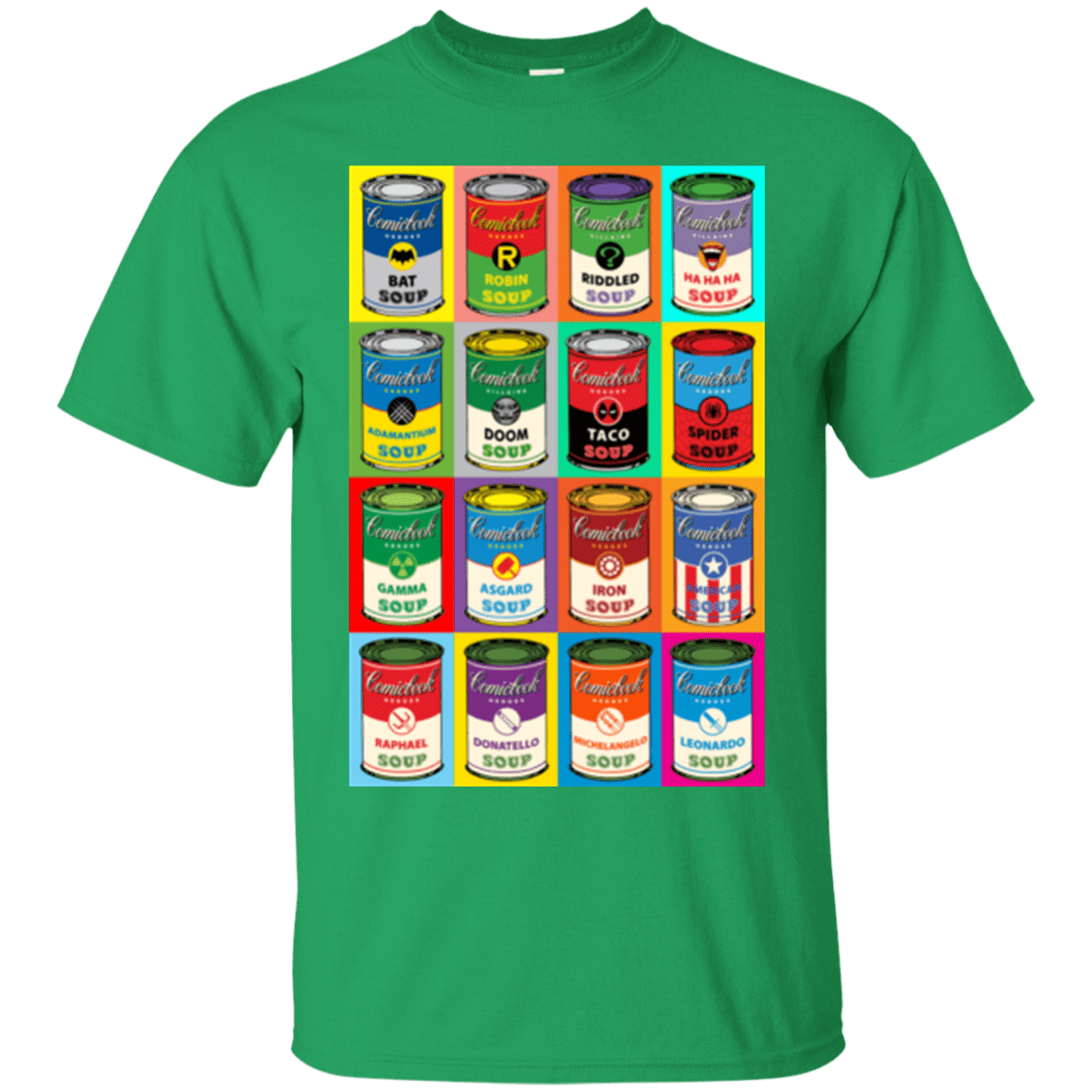 T-Shirts Irish Green / Small Comic Soup T-Shirt